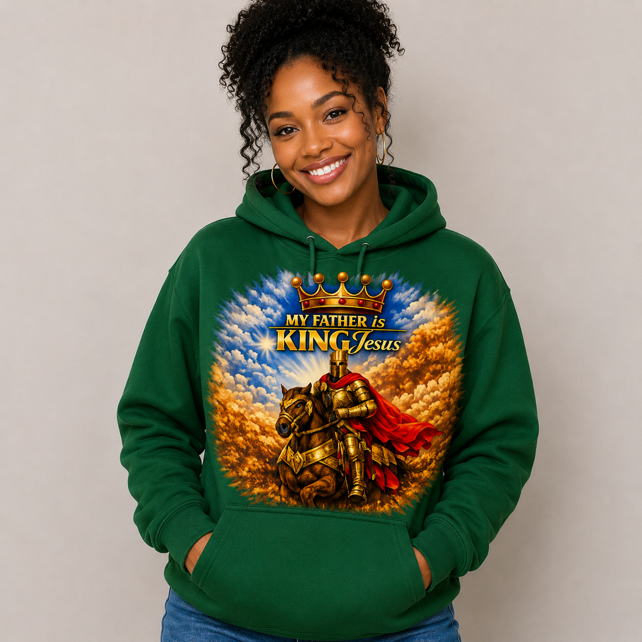 My Father Is King Jesus Hoodies