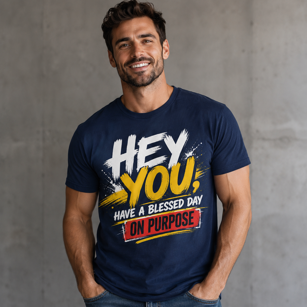 Hey you, Have A Blessed Day On Purpose T-Shirts
